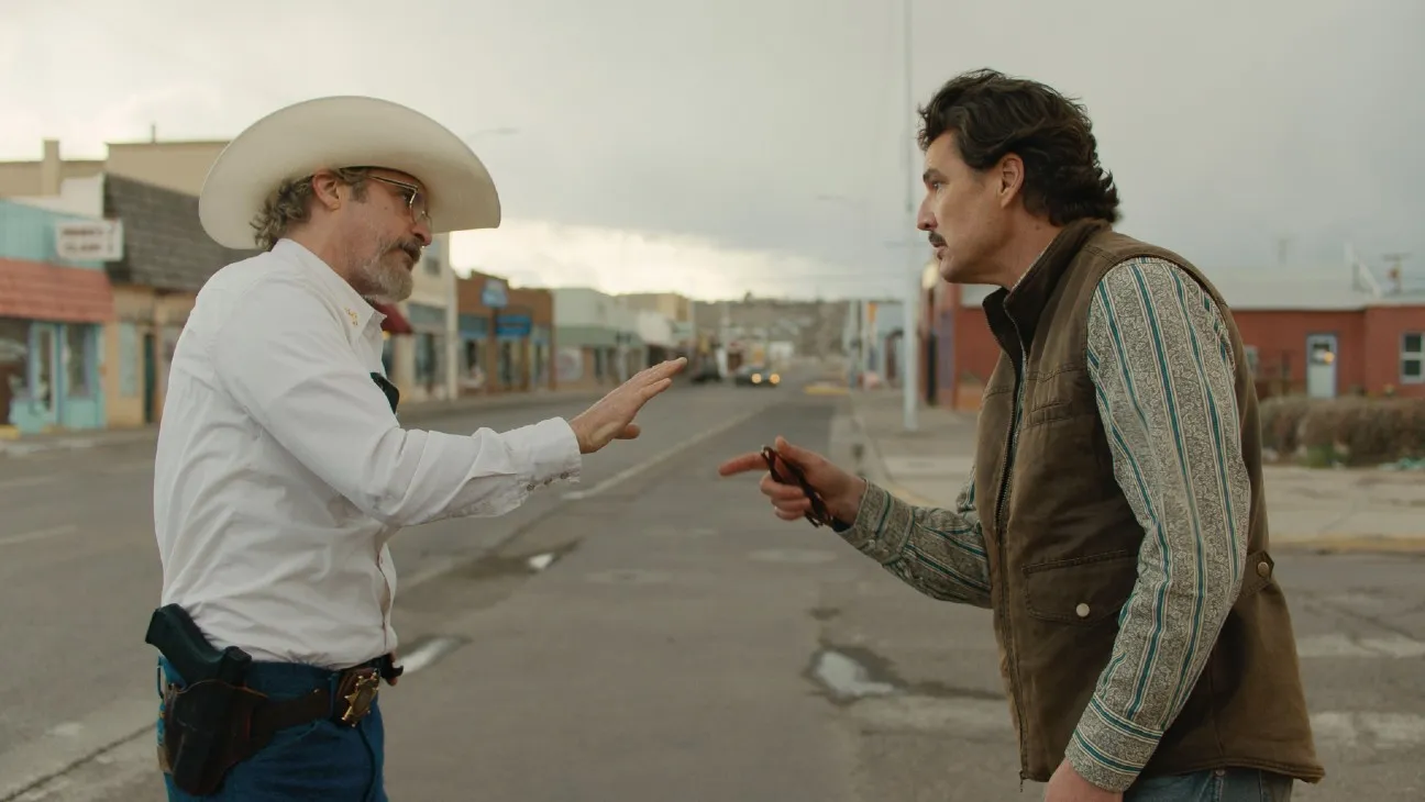joaquin phoenix and pedro pascal in ari aster a24 western Eddington trailer