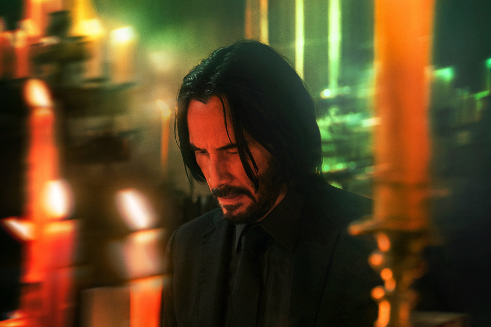 keanu reeves as the titular assassin in the john wick universe