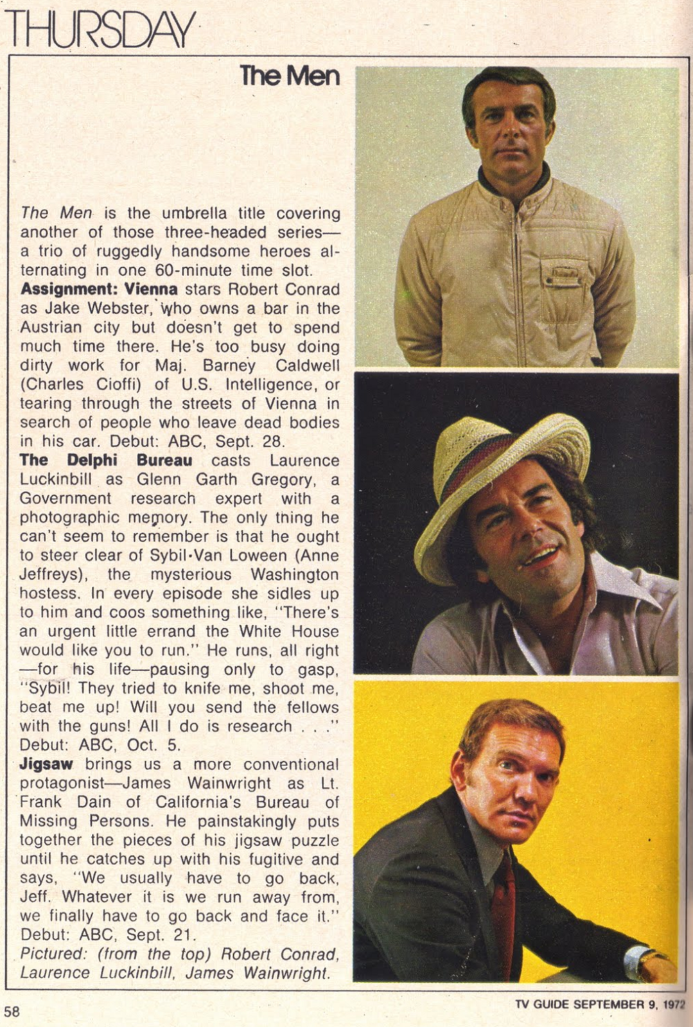 The Men, 1972-73