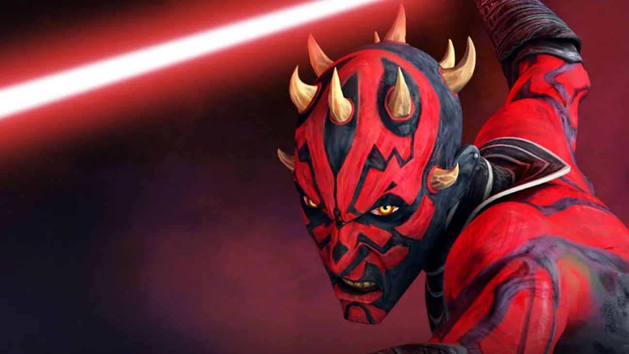 darth maul in clone wars star wars animated series