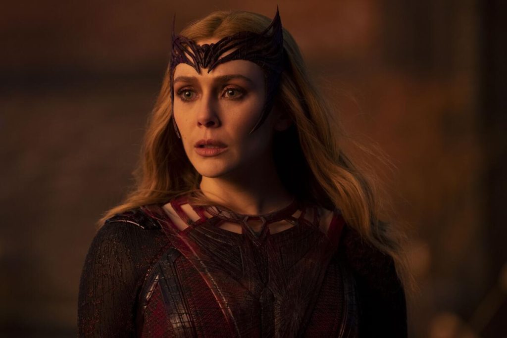 elizabeth olsen to star in flesh of the gods. still from multiverse of madness