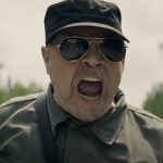mark hamill as the major in the trailer for stephen king adaptation the long walk