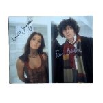 Signed photo of Louise Jameson and Tom Baker, being auctioned for Children in Need