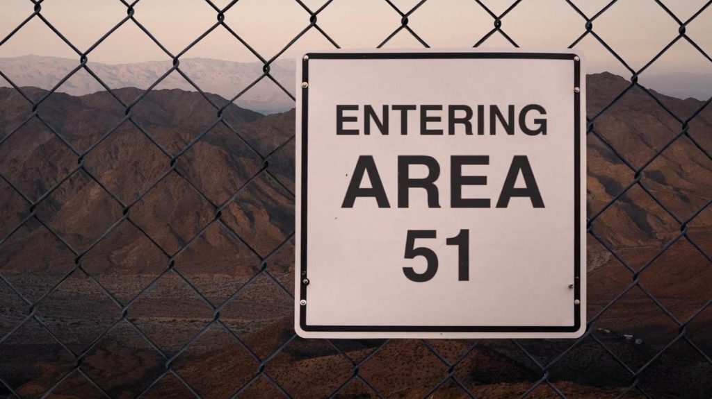 area 51 signage