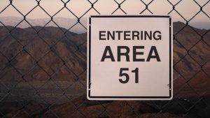 area 51 signage