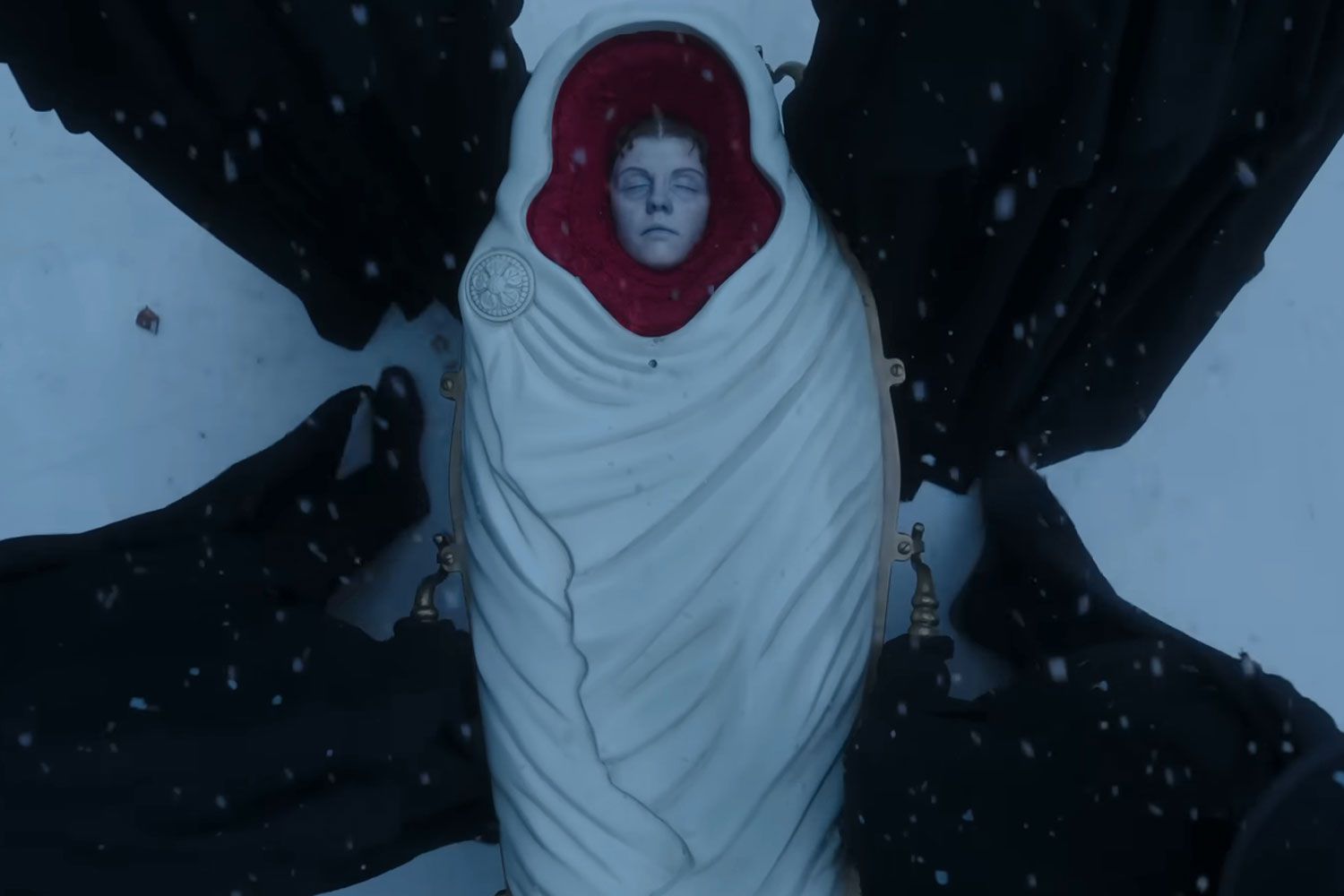 still from the teaser trailer for Guillermo del Toro's Frankenstein for Netflix