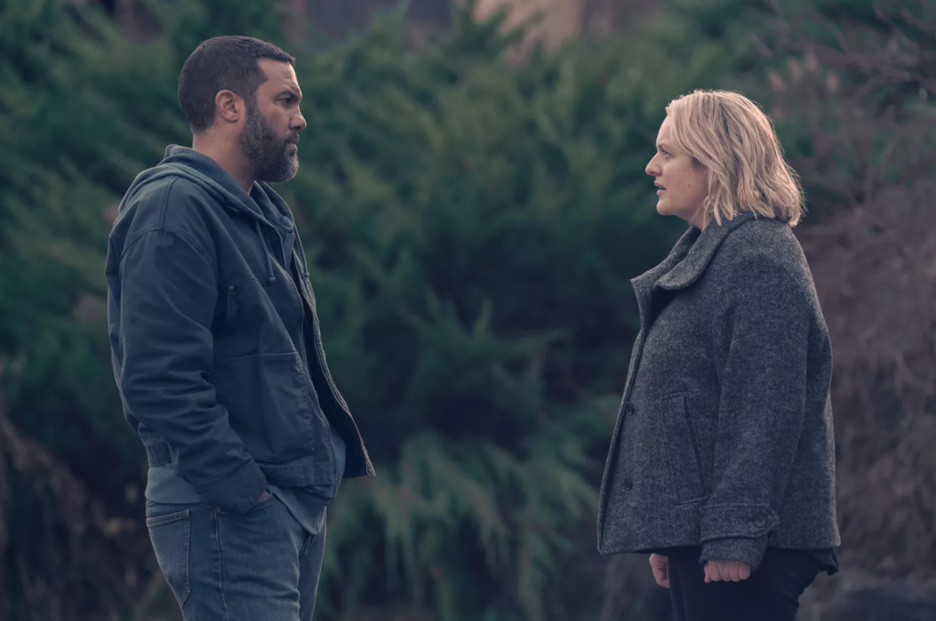 Luke and June argue in Shattered, the seventh episode of the sixth and final series of The Handmaid's Tale