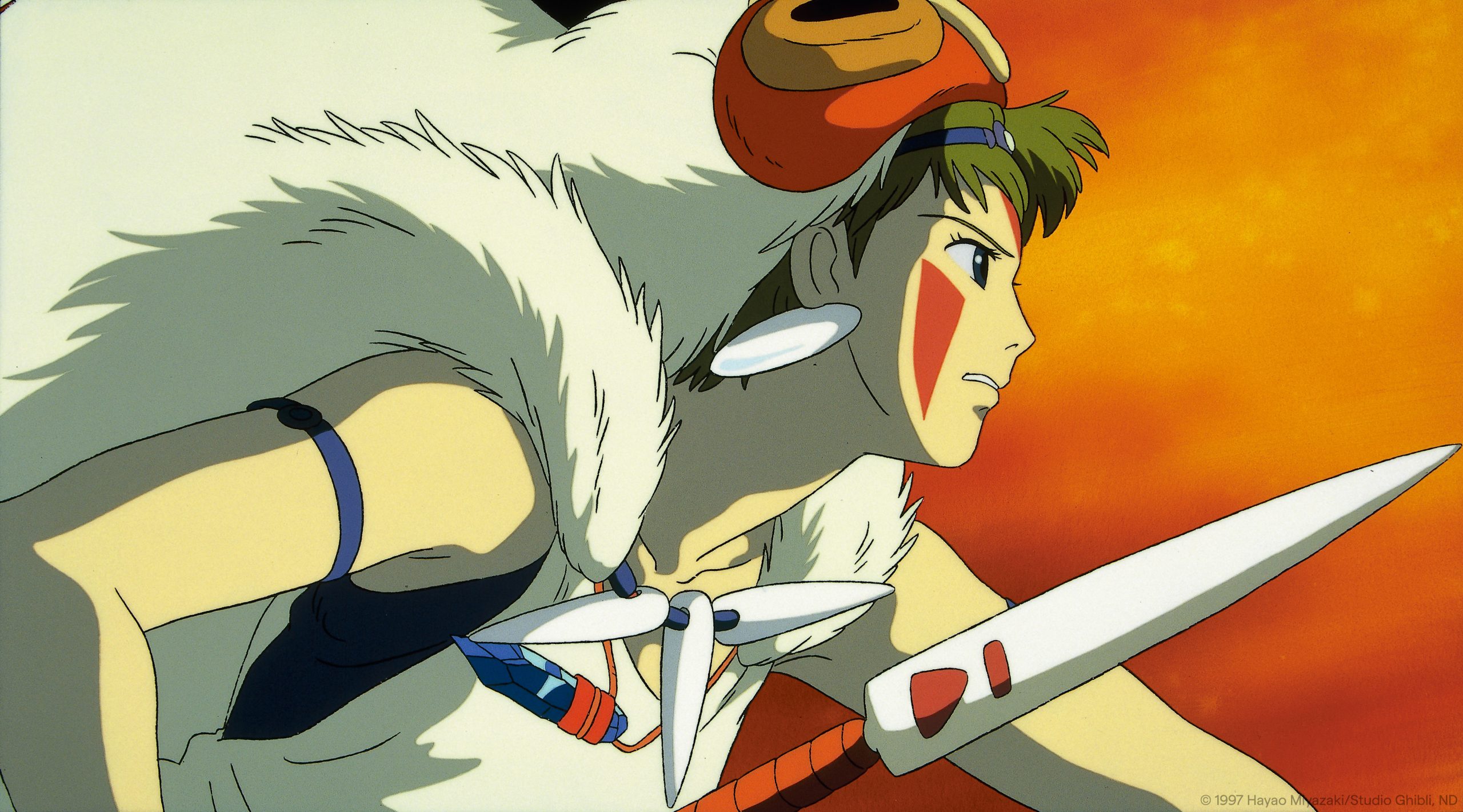 still of studio ghibli princess mononoke