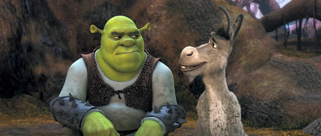 michael myers as shrek and eddie murphy as donkey