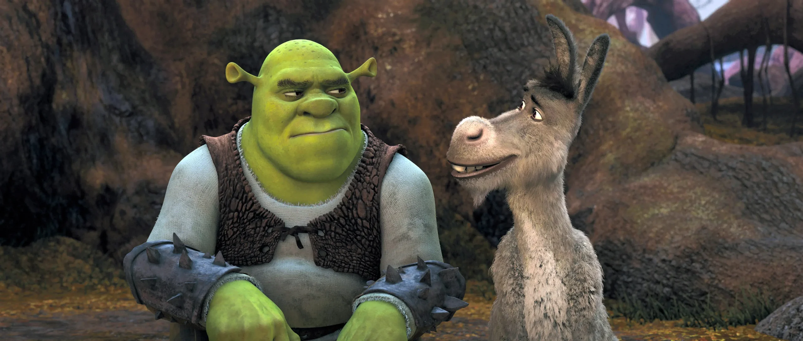 michael myers as shrek and eddie murphy as donkey