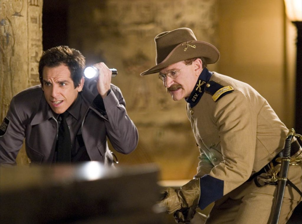 ben stiller and robin williams in the night at the museum