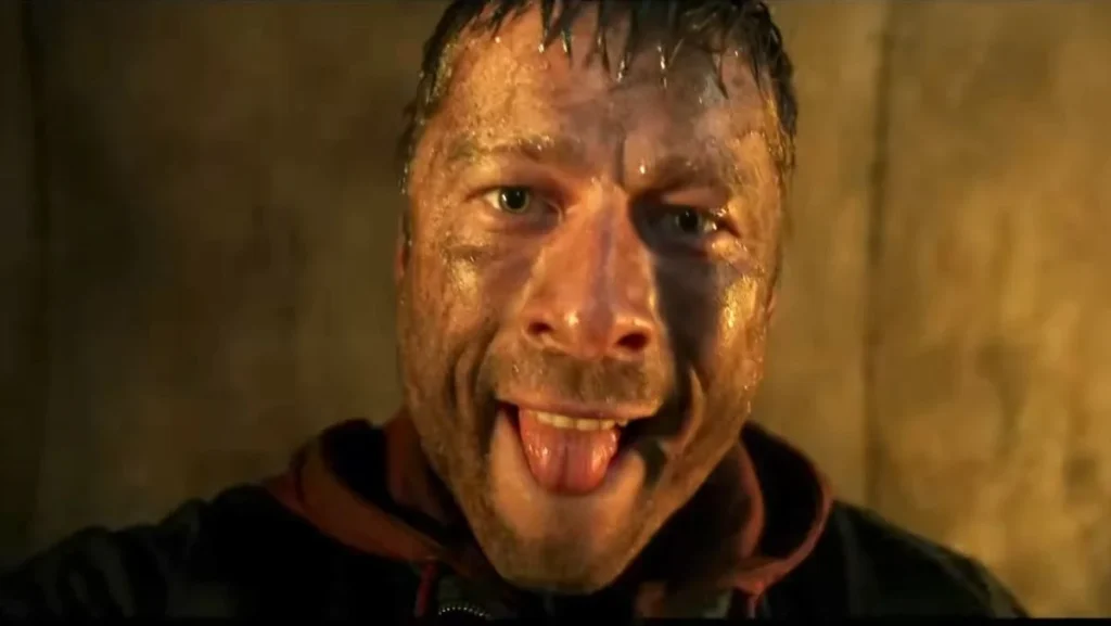 glen powell in the running man trailer