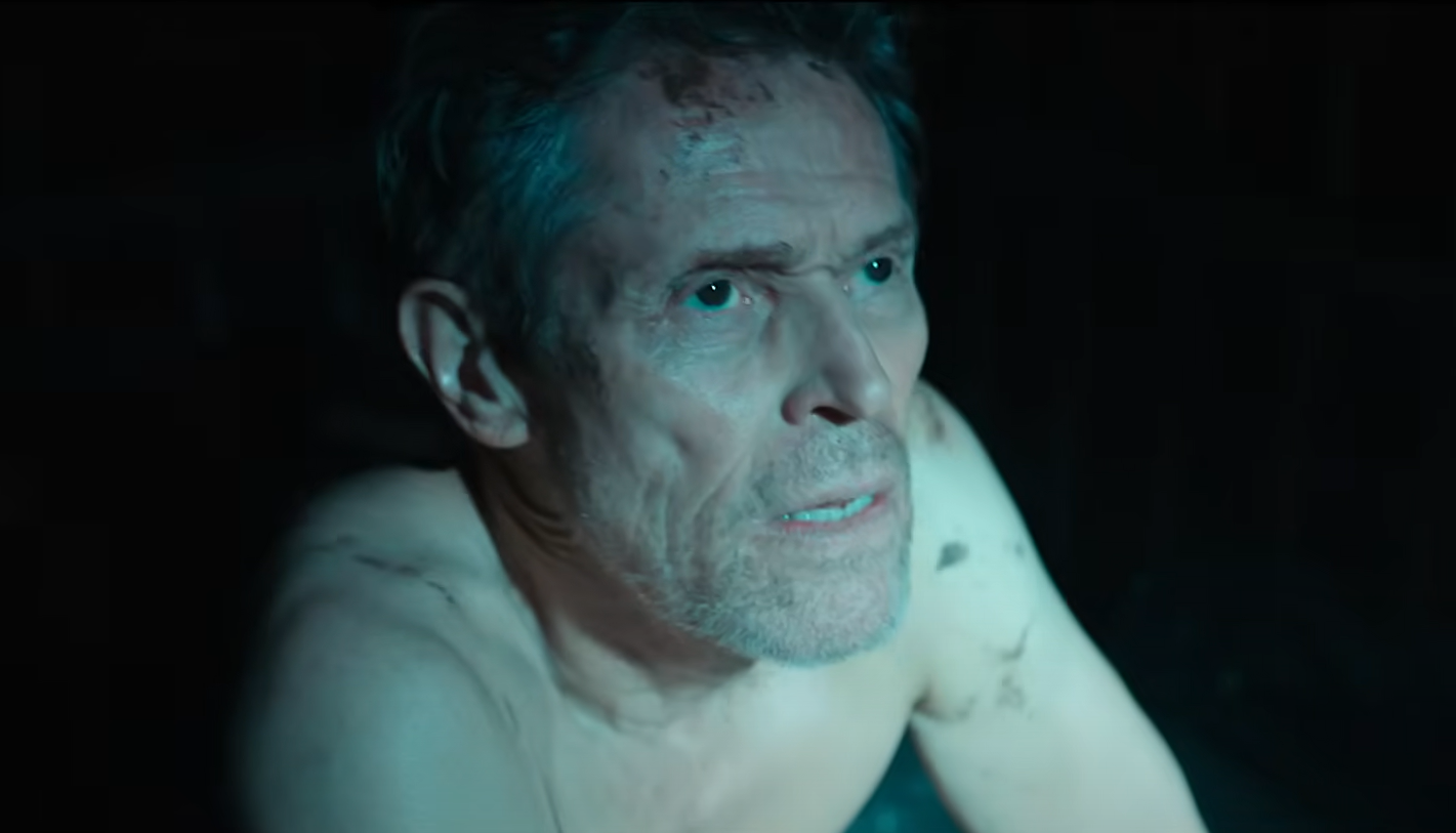 willem dafoe in the man in my basement trailer