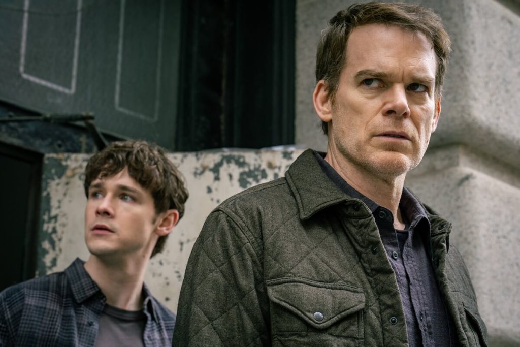 michael c. hall as dexter in dexter: resurrection