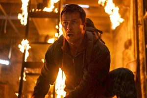 ben richards, played by glen powell, in edgar wright's the running man