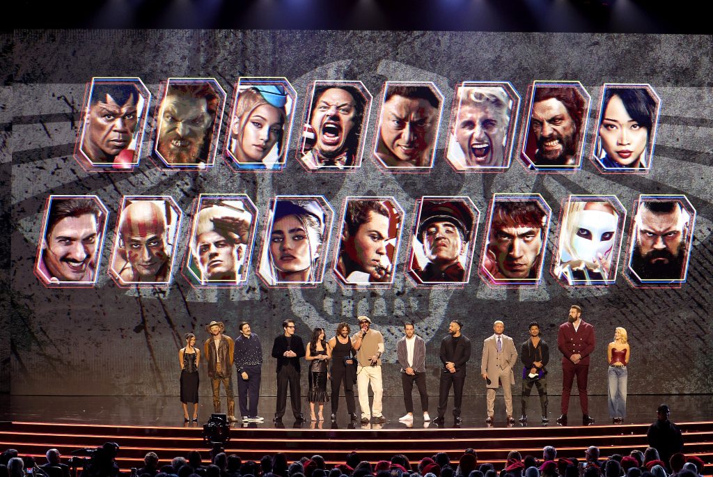 The cast of Street Fighter onstage at The Game Awards 2025 at the Peacock Theater on December 11, 2025 in Los Angeles, California. (Photo by Frank Micelotta/PictureGroup)