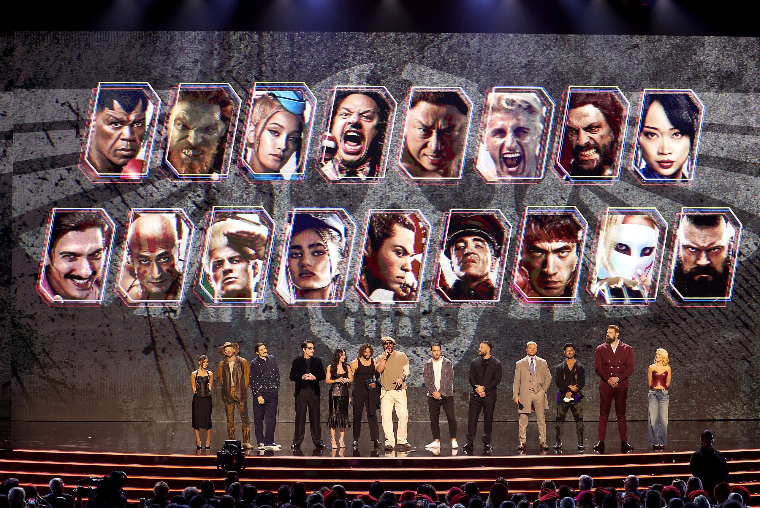 The cast of Street Fighter onstage at The Game Awards 2025 at the Peacock Theater on December 11, 2025 in Los Angeles, California. (Photo by Frank Micelotta/PictureGroup)