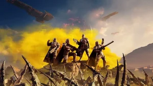 still from helldivers 2 video game