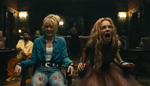 samara weaving and kathryn newton star in ready or not 2: here i come trailer