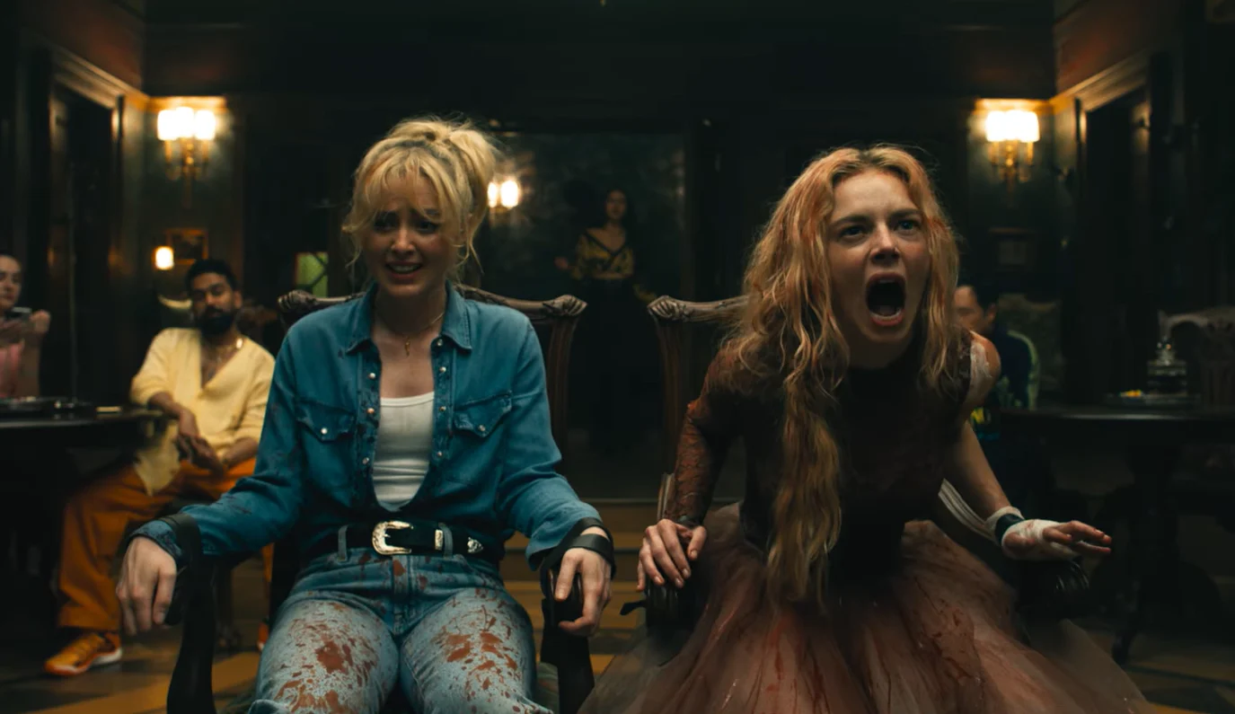 samara weaving and kathryn newton star in ready or not 2: here i come trailer
