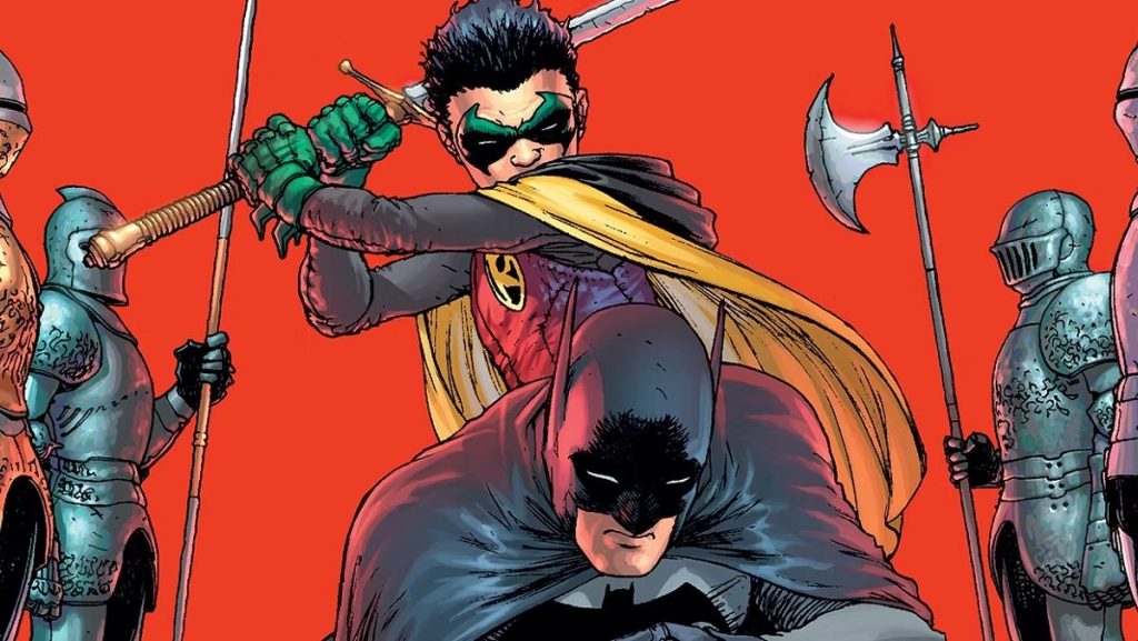 batman and damian wayne as robin in comic series the brave and the bold