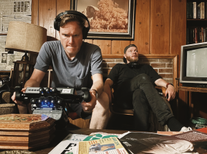 Matthew (L) and Kevin (R) McManus, writer-directors of Redux Redux. Courtesy of Stella Marcus.