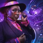 Jo Martin as the Fugitive Doctor in Doctor Who: Circuit Breaker