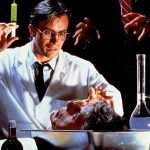 re-animator herbert west original film still. reboot to star malcolm mcdowell
