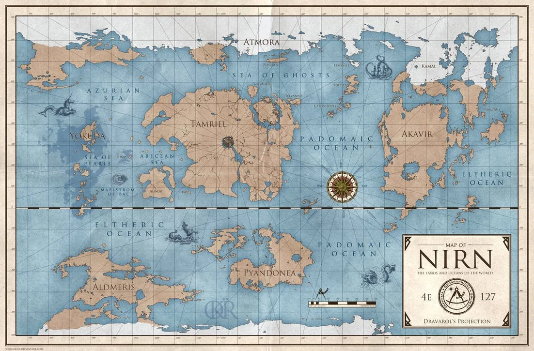 world map