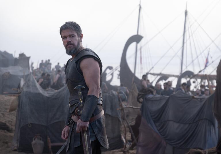 Matt Damon as Odysseus in The Odyssey