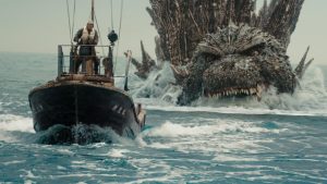 godzilla minus one still. director takashi yamazaki is teaming with scott free productions for nue